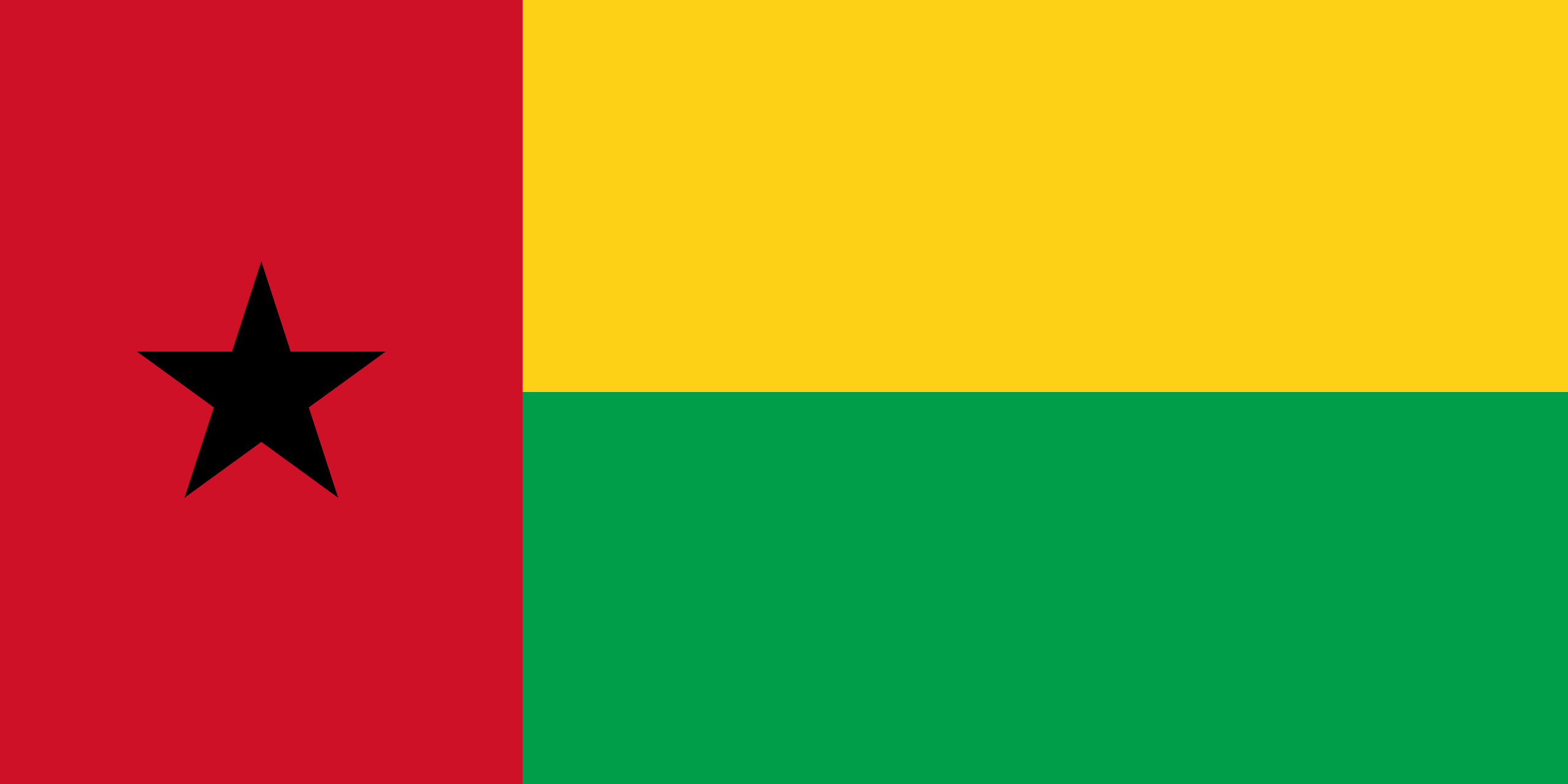 Bandera de Guinea Bisau